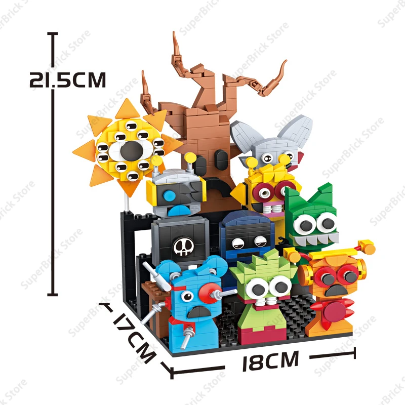 Hot Sprunki Building Blocks Toys Sets Classic Game Cartoon Doll 18 Figures Model Bricks Children's toys Holiday Birthday Gifts - Image 6