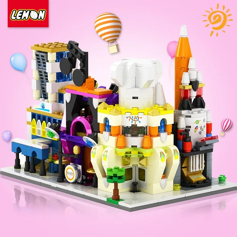 House Building Blocks Mini City Store Street View Snack Street Children's Toys Boys and Girls Gifts Compatible With Lego - Image 3