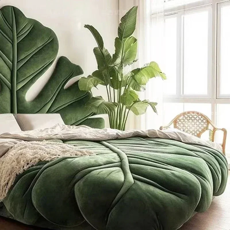 House Modern Bedroom Bed Velvet Luxury Headboard Big Modern Double Beds King Adults Princesse Camas De Dormitorio Furniture Home - Image 4