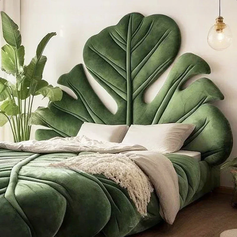 House Modern Bedroom Bed Velvet Luxury Headboard Big Modern Double Beds King Adults Princesse Camas De Dormitorio Furniture Home - Image 3