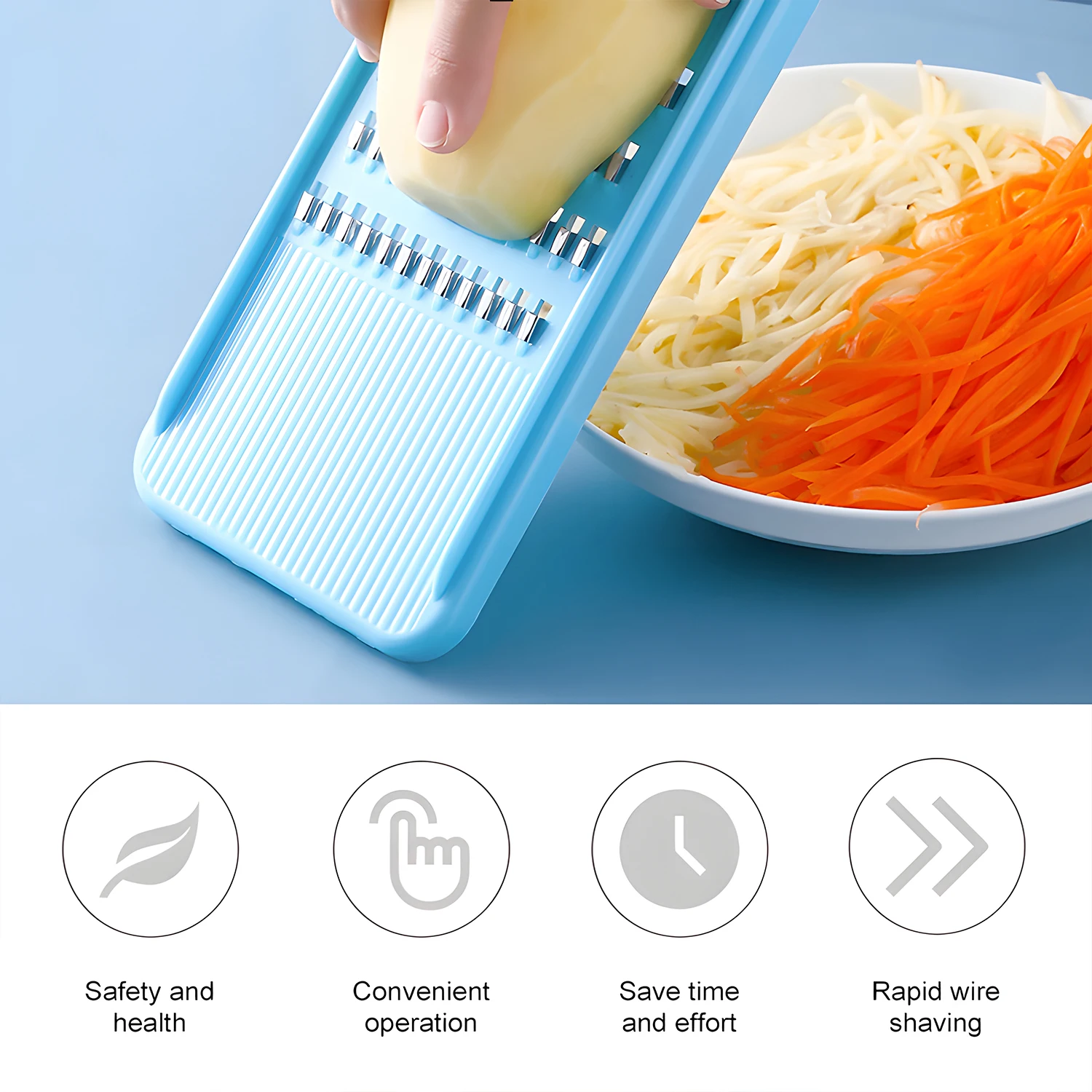 Household Shredder Grater Vegetable Potato Food Chopper Fast Cucumber Carrot Slicer Fruit Cutter for Kitchen Tool Accessories - Image 4