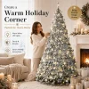 Integrated Foldable Christmas Tree, High-end Model, with Decorative LED Lights, 150 Cm / 180 Cm, for Christmas Party Decoration