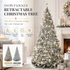 Integrated Foldable Christmas Tree with Ornaments LED Lights High-end Christmas Tree 1.5M/1.8M Family Christmas Party Decoration