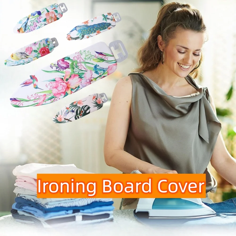 Ironing Board Cover Replacement Thick Padding Easy Fitted Heat Resistant Heavy Duty Ironing Table Protector - Image 2