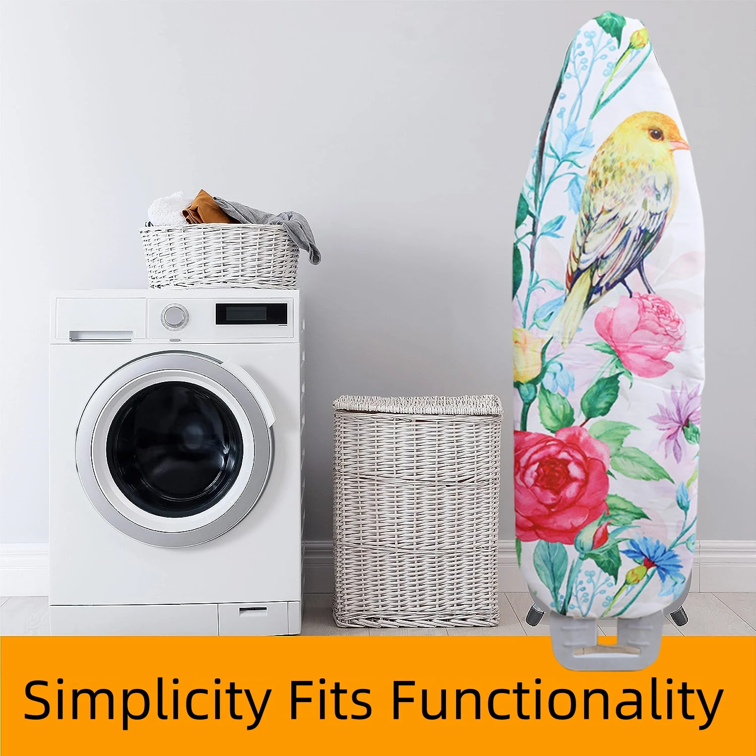 Ironing Board Cover Replacement Thick Padding Easy Fitted Heat Resistant Heavy Duty Ironing Table Protector - Image 4