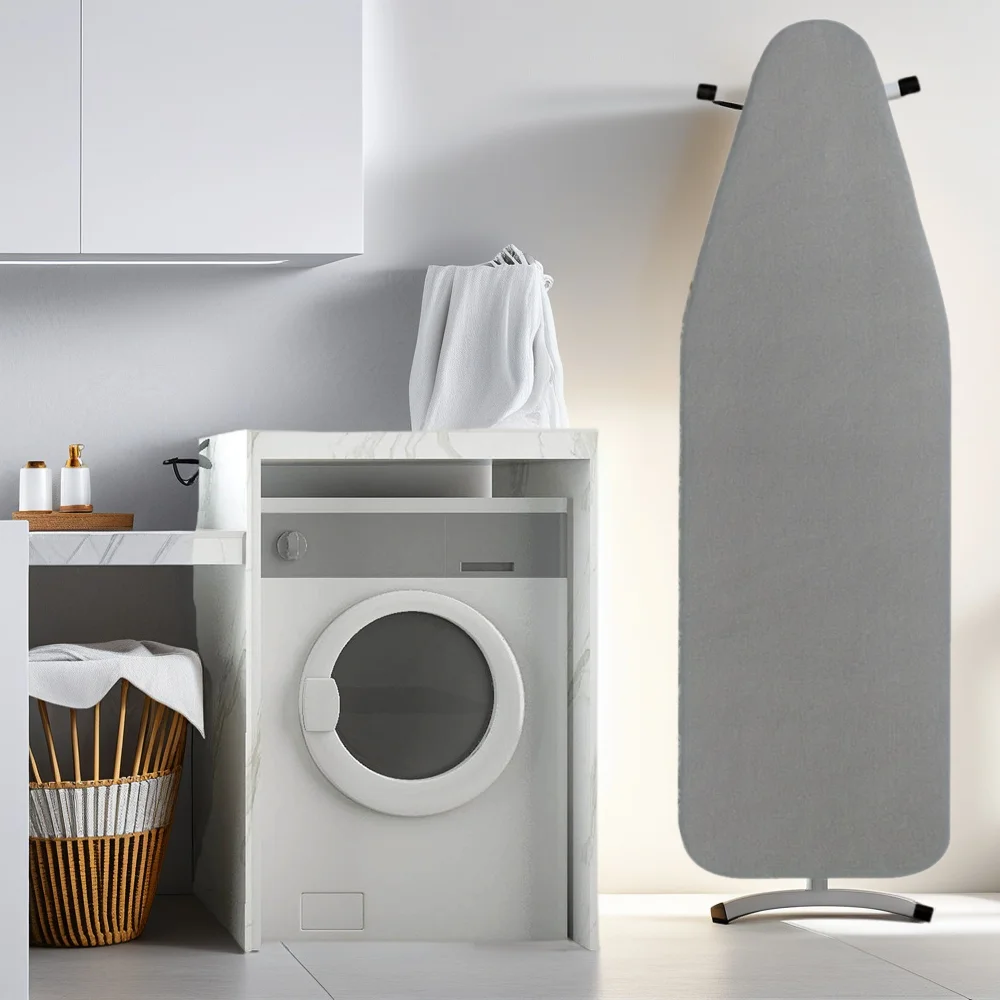 Ironing Board Cover Scorch Resistant, Cotton Cloth Ironing Cover with Padding Heat Reflective Heavy Duty Pad 140x50cm - Image 3