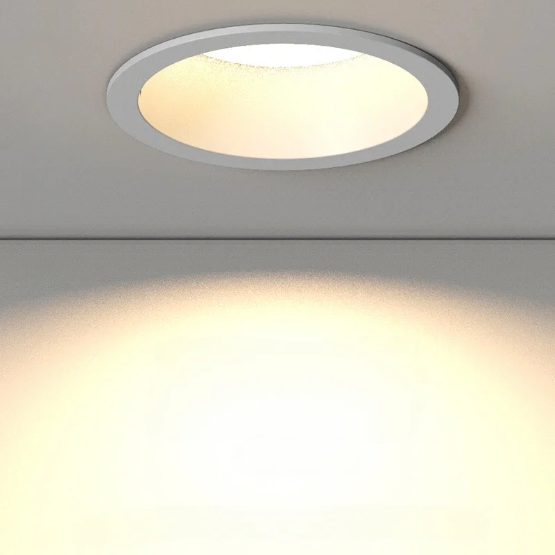 JOYINLED 1/2PCS Anti-Glare Spotlights Black White Round Led Recessed Ceiling Lamps 10W Downlights for Indoor Decor Lighting - Image 3