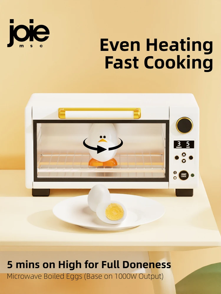Joie Microwave Egg Boiler eggy Microwave Egg Poachers Cooker Steamer Box for Chicken and Quail Eggs Kitchen Tools Egg Tools - Image 2