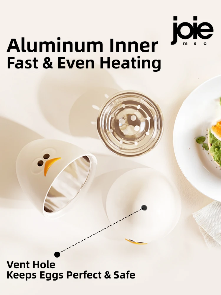 Joie Microwave Egg Boiler eggy Microwave Egg Poachers Cooker Steamer Box for Chicken and Quail Eggs Kitchen Tools Egg Tools - Image 4