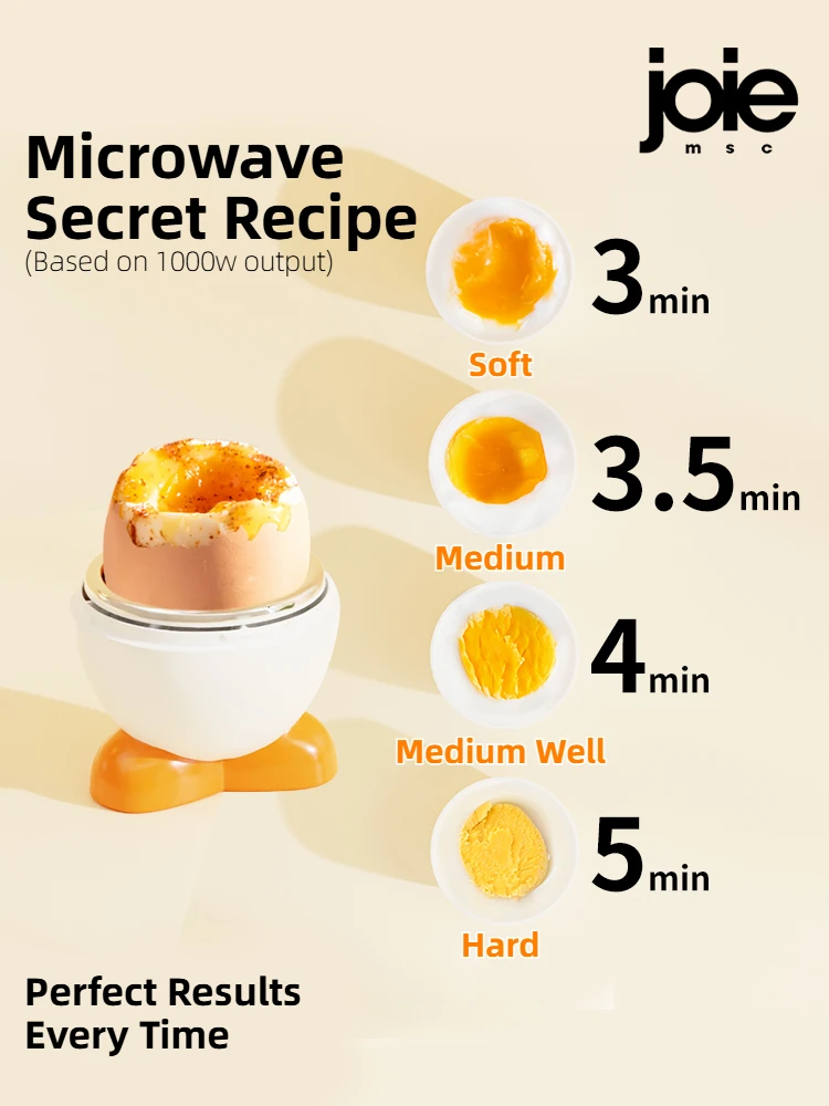 Joie Microwave Egg Boiler eggy Microwave Egg Poachers Cooker Steamer Box for Chicken and Quail Eggs Kitchen Tools Egg Tools - Image 3