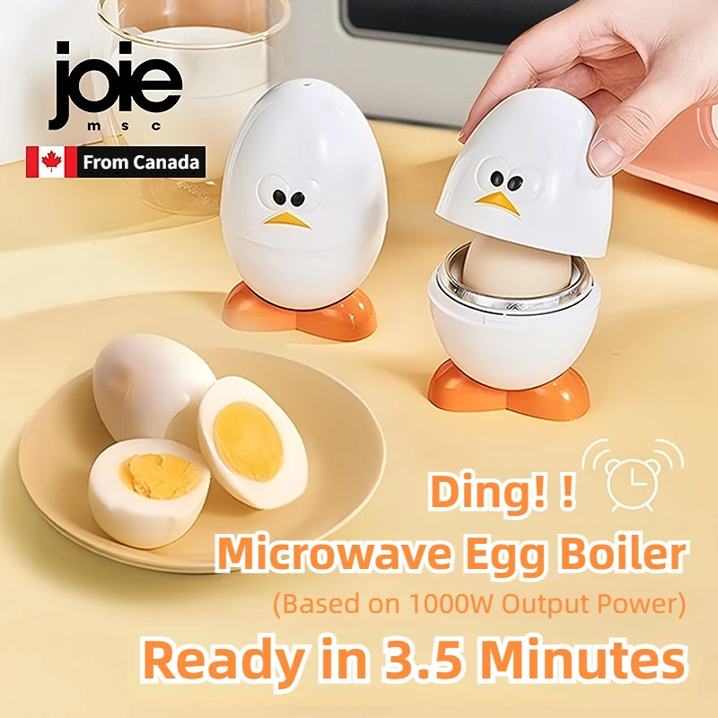 Joie Microwave Egg Boiler eggy Microwave Egg Poachers Cooker Steamer Box for Chicken and Quail Eggs Kitchen Tools Egg Tools