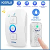 KERUI Wireless Doorbell for Outdoor M525 Waterproof Door Bell Chime Kit Smart Home LED Flash Security Alarm Welcome Melodies