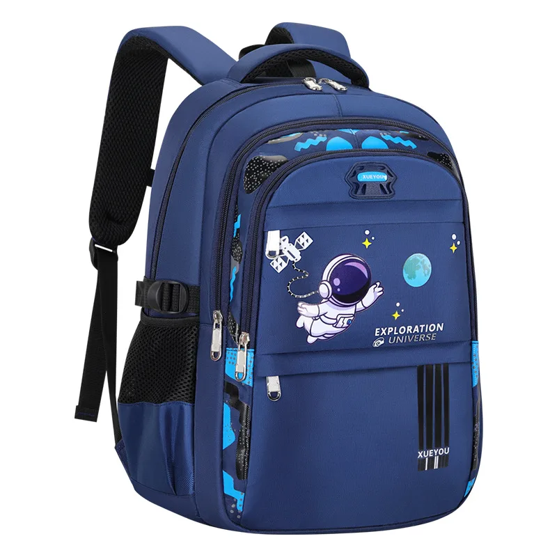 Kids Astronaut Backpack for Boys Waterproof School Book Bag Mochila Infantil Large Capacity Children Travel Lightweight Daypack - Image 6