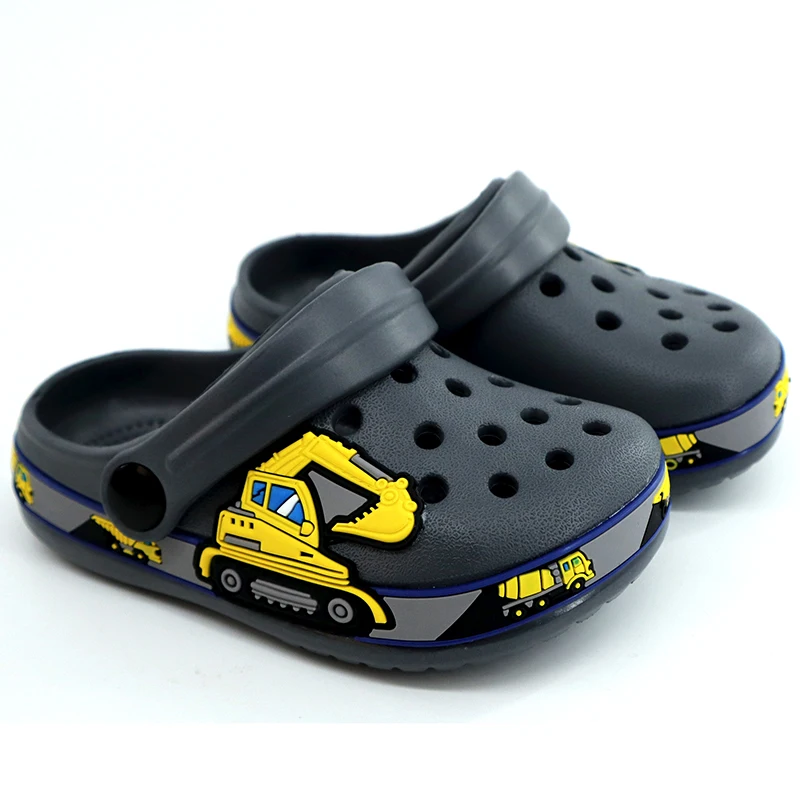 Kids Clogs Garden Shoes Boys Girls Unicorn Dinosaur Beach Flat Sandals Slippers Children Sandals Anti Skid Slipper Summer Hole - Image 5