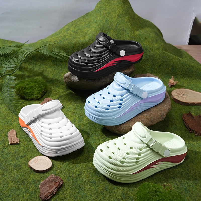 Kids Sandals Summer Casual Clogs for Children Thick-bottom Anti-slippery Beach Shoes Fashion Outdoor Garden Shoes for Boys Girls - Image 5