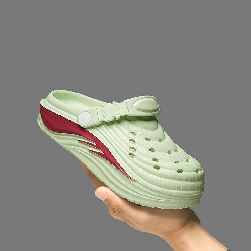 Kids Sandals Summer Casual Clogs for Children Thick-bottom Anti-slippery Beach Shoes Fashion Outdoor Garden Shoes for Boys Girls - Image 3