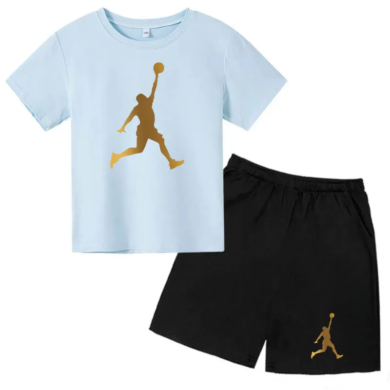 Kids T-shirt Summer 3-14Y Boys/Girls Toddler Top + Shorts 2P Pretty Girls Casual Fashion Charming Sunshine Sports Party Set Gift - Image 5