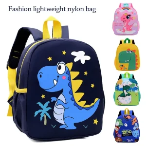 Kindergarten Children Backpack Cartoon Cute Little Animal Little Dinosaur Backpack Kids Boys Girls Student Bag