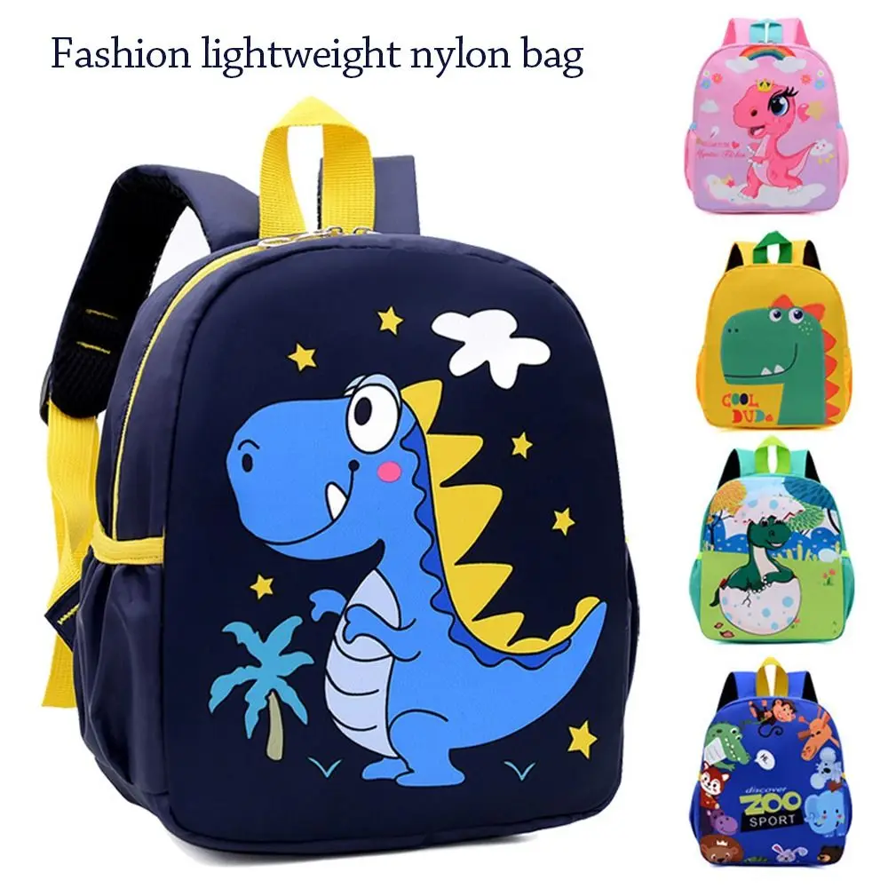 Kindergarten Children Backpack Cartoon Cute Little Animal Little Dinosaur Backpack Kids Boys Girls Student Bag