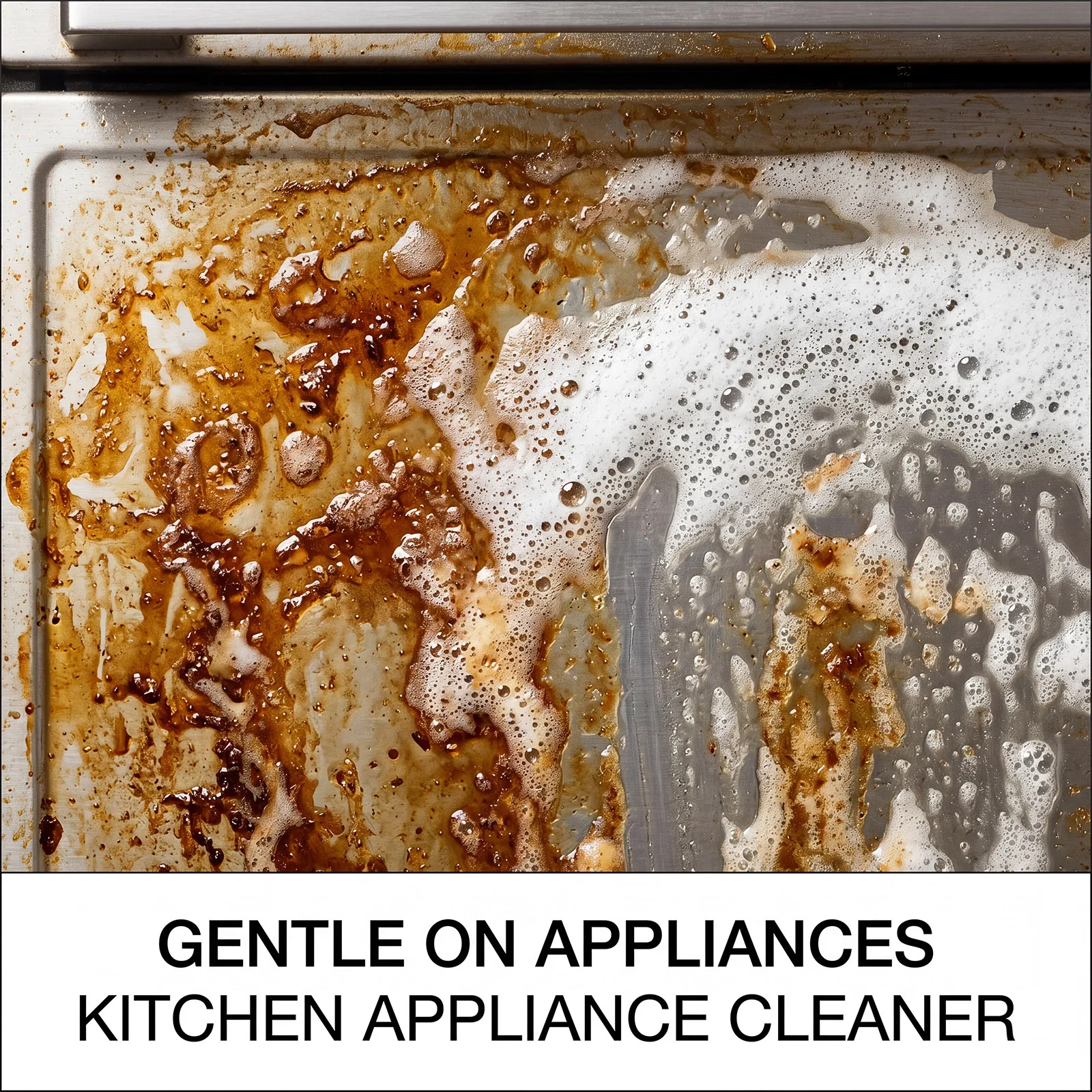 Kitchen Appliance Cleaner Spray Gentle Grease Stain Remover Degreaser Microwave Oven Fridge Clean Shine Household Daily Care - Image 3