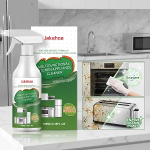 Kitchen Appliance Cleaner Spray Gentle Grease Stain Remover Degreaser Microwave Oven Fridge Clean Shine Household Daily Care