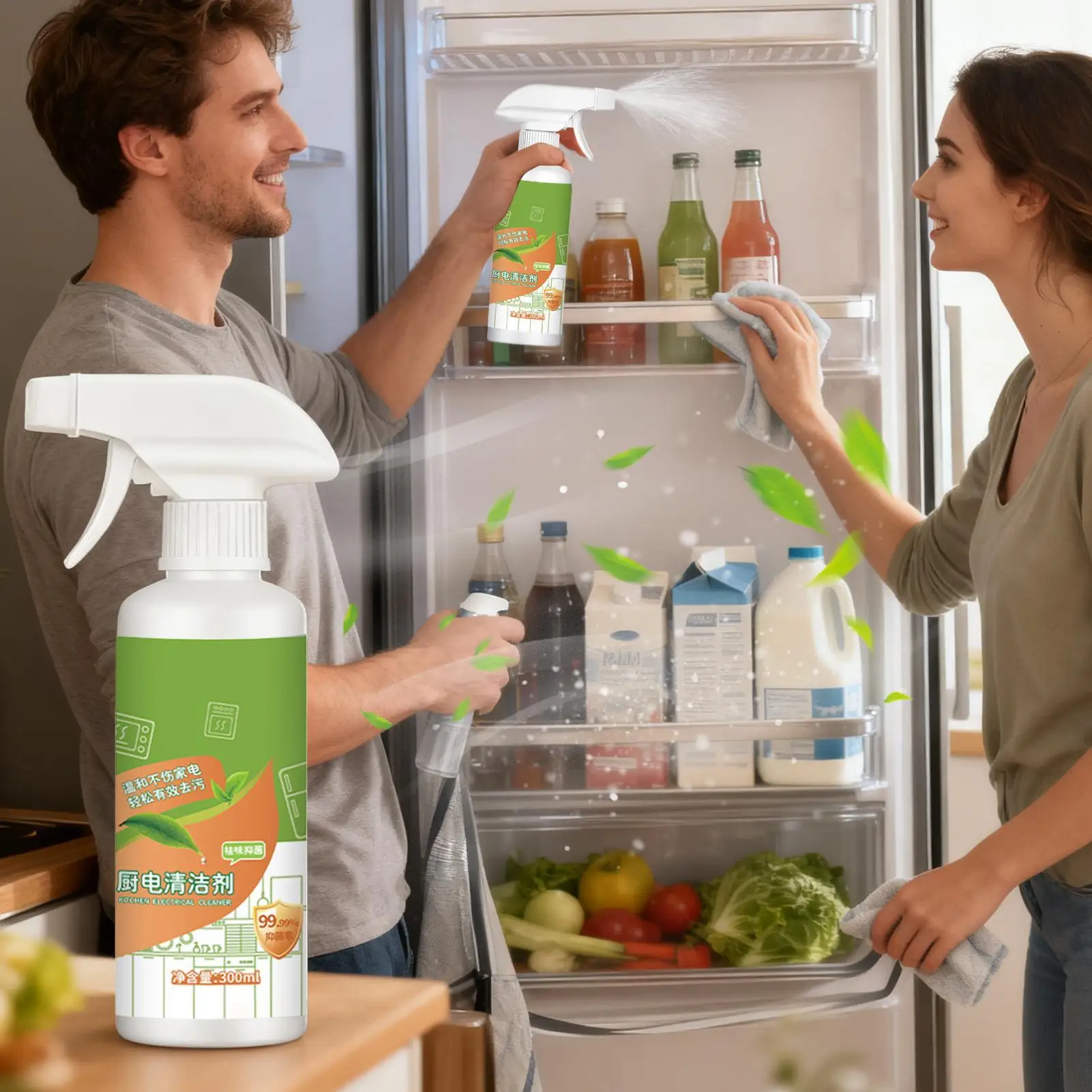 Kitchen Cleaner Spray 300ml Gentle Concentrated Degreaser All-Purpose Safe Cleaner For Stove Countertop Sink, Home & Appliances - Image 3