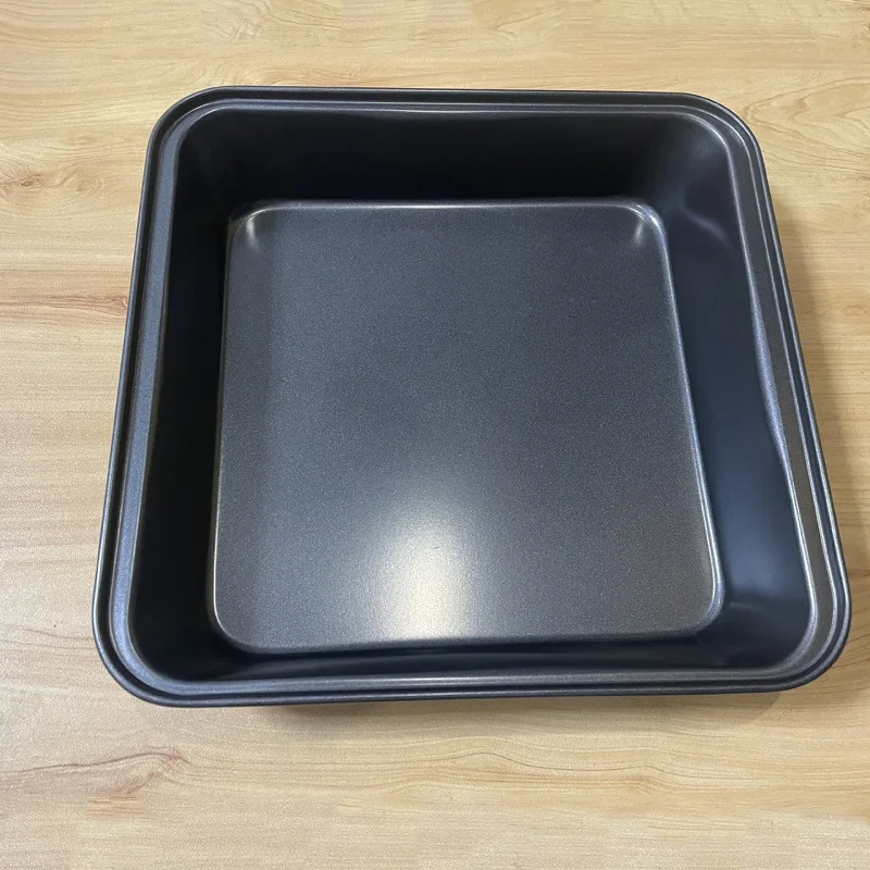 Kitchen Nonstick Rectangular Carbon Steel Roasting Pan | Rustproof Baking Tray for Bread Cake Professional Utensils Carbon Steel - Image 3