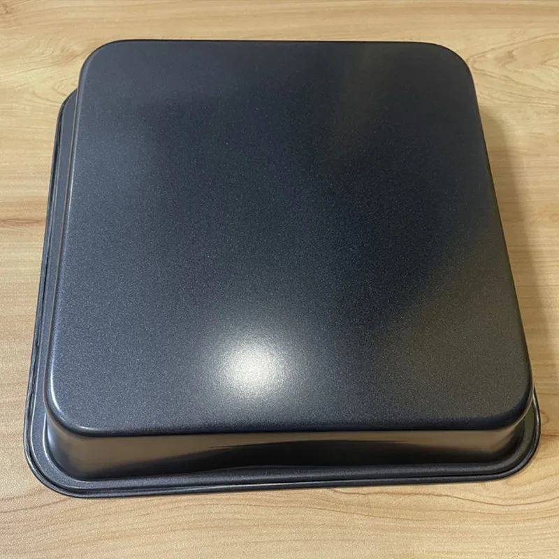 Kitchen Nonstick Rectangular Carbon Steel Roasting Pan | Rustproof Baking Tray for Bread Cake Professional Utensils Carbon Steel - Image 4