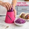 Kitchen Rotary Vegetable Cutter Multifunctional Slicer for Grating Shredding Potatoes CarrotsCheeseandCucumbersVegetable Chopper