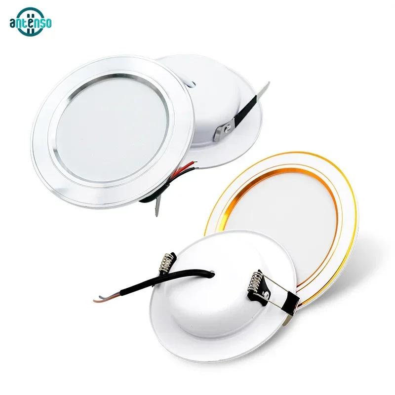 LED Downlight AC 110V 220V Recessed Ceiling Lamp DC12V 24V 5W 9W 12W 15W 18W Ultra-Thin Cold White/Warm White Led Spotlight