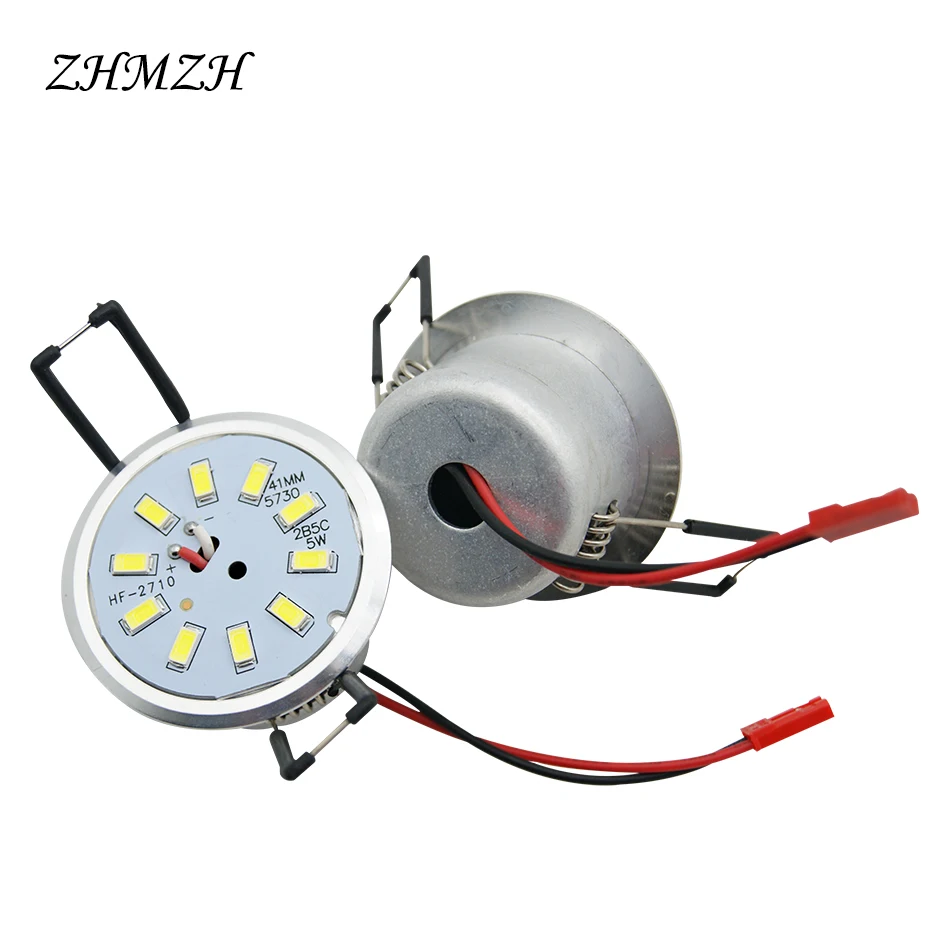 LED Downlight Integrated Light Cup Aluminum Shell 3W 5W Spotlighting Panel Light Round Recessed Lamp Corn Bulb 220V 110V - Image 3