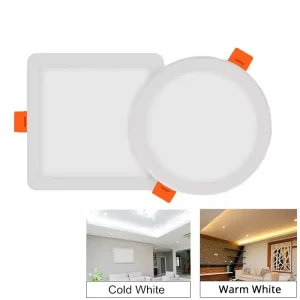LED Downlight Ultra thin Round Square Recessed Lamp 6W 8W 15W 20W AC110-220V Indoor Bathroom Ceiling LED Spot Light