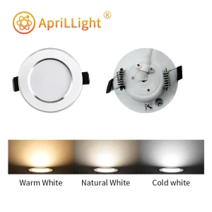 LED tube light three color temperature 5W 9W 12W 15W embedded ceiling light AC 220V 110V bedroom corridor living room spotlight.