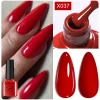 LILYCUTE 7ML Dark Red Caramel Gel Nail Polish 125 Colors Semi Permanent Soak off Base Top Coat Manicure UV Nail Art Gel Varnish