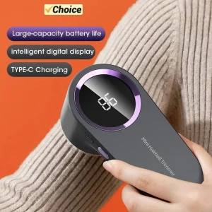 Lint Remover for Clothing LED Digital Electric Pellet Fluff Remover USB Rechargeable Fuzz Fabric Shaver Sweater Dropshipping