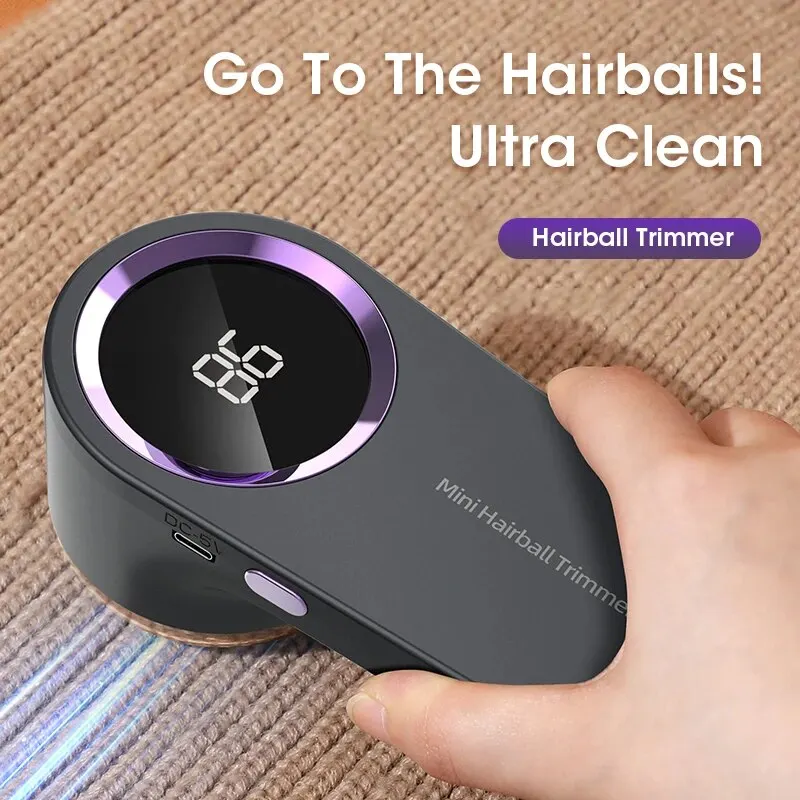 Lint Remover for Clothing LED Digital Electric Pellet Fluff Remover USB Rechargeable Fuzz Fabric Shaver Sweater Dropshipping - Image 2