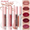Lip Gloss Lip Liner Lip Oil 3pc/set: Matte Lipstick Waterproof Moisturizing Long Lasting Nude Y2K Christmas Valentine's Day Gift