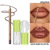 Lip Liner & Lip Oil Set 2Pcs – Long-Lasting Ombre Effect, Moisturizing Smooth Define, Blendable Gradient Lip Makeup