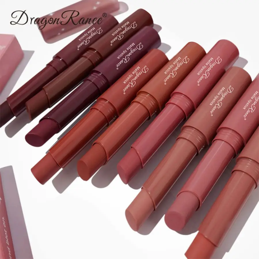 Lipstick Matte Matte Non-Fading Moisturizing European and American Makeup Lipstick Velvet Matte Lipstick Waterproof Not Easy to Fade Matte Lipstick Lipstick - Image 4