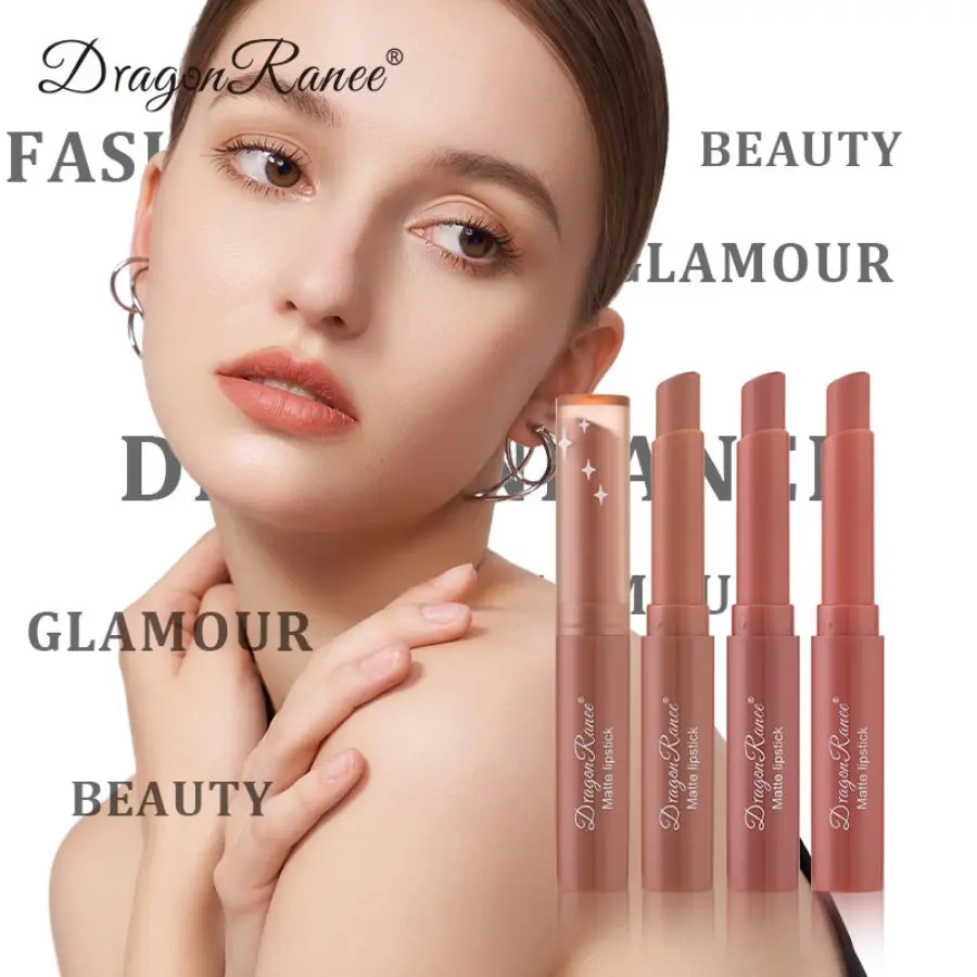 Lipstick Matte Matte Non-Fading Moisturizing European and American Makeup Lipstick Velvet Matte Lipstick Waterproof Not Easy to Fade Matte Lipstick Lipstick - Image 3