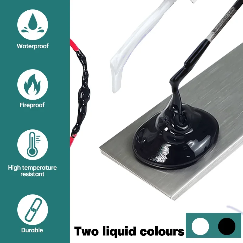 Liquid Electrical Tape Insulating Paste High Temperature Fix Line Glue for Wire Cable Coat Repair Fast Dry Liquid Sealant - Image 3