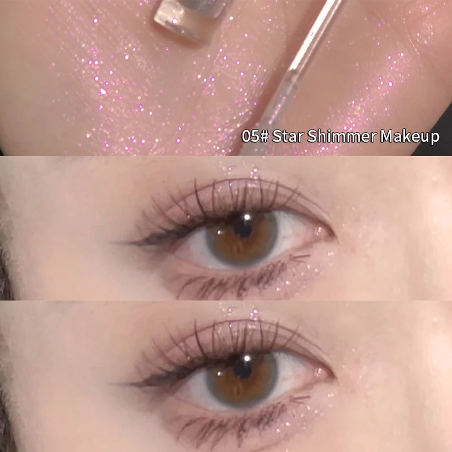 Liquid Eyeshadow High Pigment Waterproof Lasting Not Easy To Fade Pearl Glitter Portable Delicate Women's Eye Makeup - Image 4