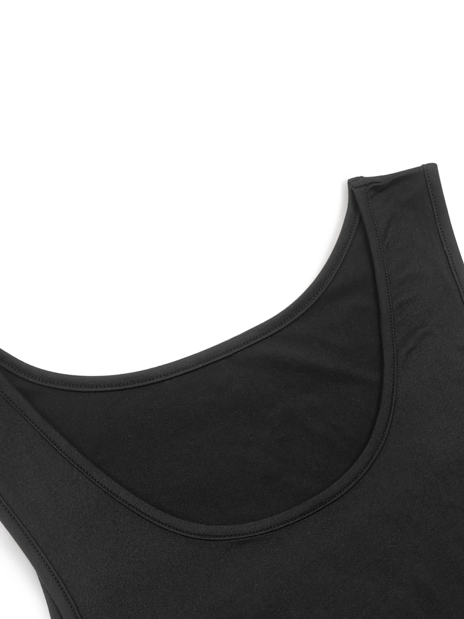Low-Effort Casual Tank Dress, Loose Silhouette Sleeveless Tunic for After-Work Hangouts & Leisure Errands - Image 6