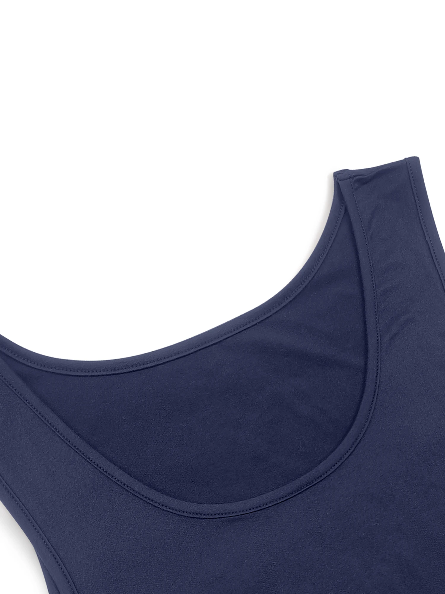 Low-Effort Casual Tank Dress, Loose Silhouette Sleeveless Tunic for After-Work Hangouts & Leisure Errands - Image 5