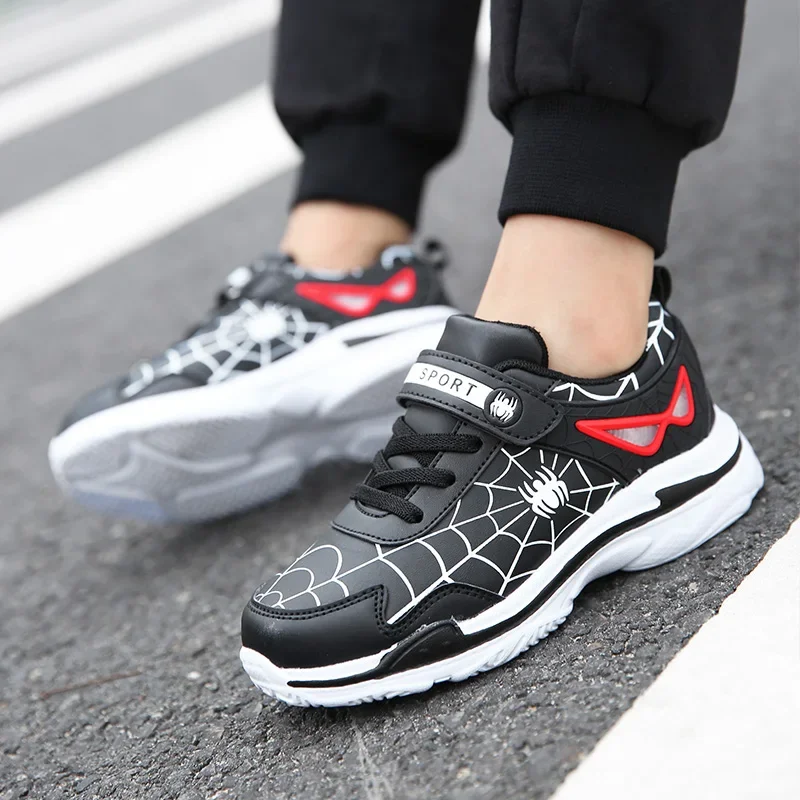 Luxury Kids Shoes Boys Sneakers PU Leather Children Sneakers 2023 New Fashion Casual Sports Tennis Shoes for Boy - Image 6