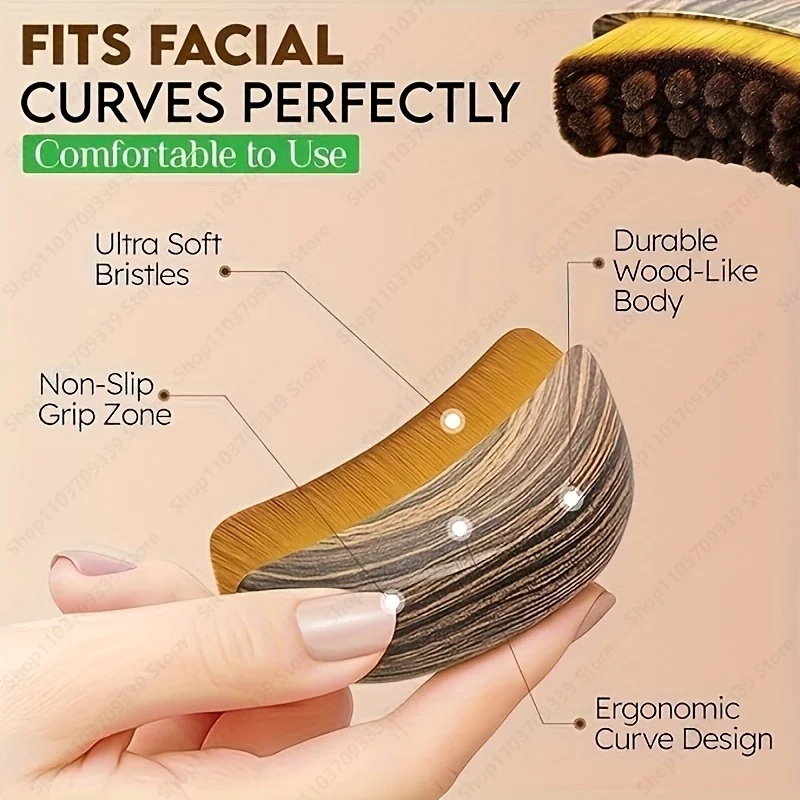 Lymphatic Contour Face Brush,chin &jawline Sculpting,drainage Massager for Face,ergonomically Designed To Fit The Skin Precisely - Image 5