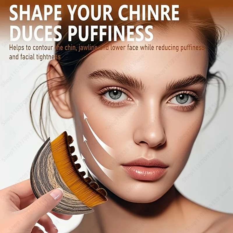 Lymphatic Contour Face Brush,chin &jawline Sculpting,drainage Massager for Face,ergonomically Designed To Fit The Skin Precisely