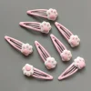 M2EA Cartoon Paw Shape Hairpins Hot Girls Cartoon Hair Clip Headdress Y2k Style Cartoon Paw Hair Clip for Woman