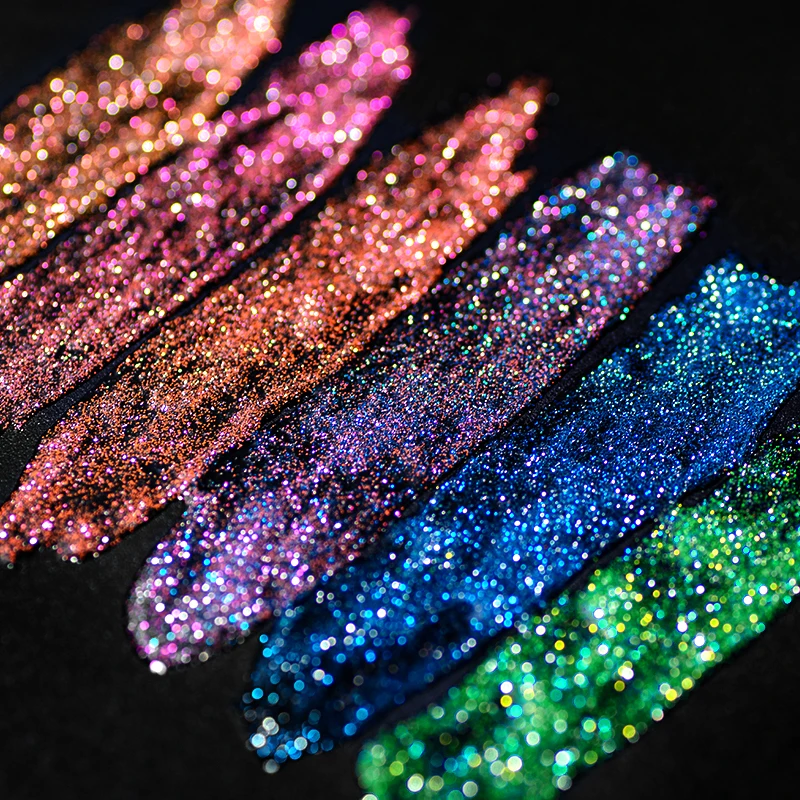 MEET ACROSS 7ml Colorful Reflective Glitter Gel Nail Polish Color Sparkling Sequins Soak Off UV LED Varnish Nail Art Decoration - Image 5