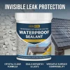 MIRAVEXL Crystal Clear Waterproof Sealant Invisible Transparent Adhesive Anti-Leak Liquid Coating for Concrete Wood Stucco Roof